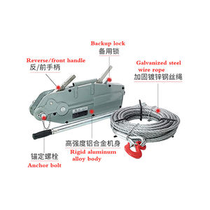 Kerekan tali kawat tangan harga kompetitif kualitas tinggi untuk penarik - Product Image 4