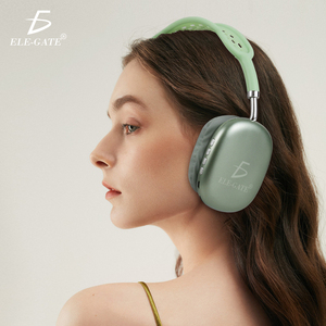 Auriculares Inalámbricos Bluetooth ELE-GATE, Sobre la Oreja, Color Verde, Cancelación de Ruido, para Música y Juegos - Product Image 1