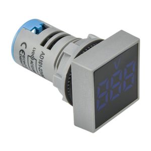 โวลต์มิเตอร์แผงดิจิตอลจอแสดงผลสีฟ้า0-300V AC DC โวลต์มิเตอร์รูปทรงสี่เหลี่ยม - Product Image 1