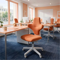 La dernière chaise ergonomique en maille moderne est disponible en plusieurs couleurs, petite taille, hauteur réglable, adaptée à la maison, à l'hôpital et à l'école