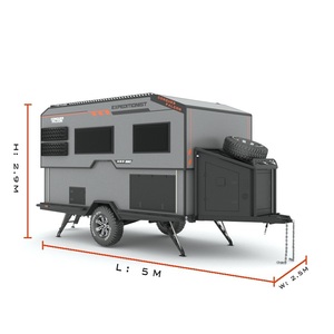 <span class=keywords><strong>Camping</strong></span>-<span class=keywords><strong>car</strong></span> Conquer Falcon Expedition 500 avec réfrigérateur intégré, capacité de couchage pour 2 personnes, charge utile personnalisée - Product Image 2