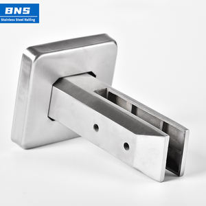 BNS Fabricación profesional Balcón moderno barato Diseño de <span class=keywords><strong>barandilla</strong></span> de vidrio sin marco <span class=keywords><strong>Piscina</strong></span> Valla de espiga de vidrio <span class=keywords><strong>Barandilla</strong></span> - Product Image 2