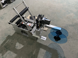 価格MT-50デスクトップ手動ステッカー自動小型丸型ガラスバイアルプラスチックボトル粘着ラベル半自動ラベリングマシン - Product Image 2