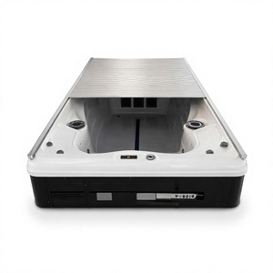 Couverture de spa automatique à volets roulants, à lames emboîtables, avec moteur <span class=keywords><strong>tubulaire</strong></span>, pour spa extérieur et <span class=keywords><strong>piscine</strong></span>. - Product Image 1