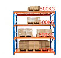 Étagère de stockage en métal résistant à la rouille, rayonnage à palettes en acier multi-niveaux pour stockage commercial, taille personnalisée, étagère à charge lourde