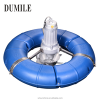 Aérateur de pompe flottante à éclaboussures 3hp 380V Aérateur de surface flottante pour fontaine de lac et étang