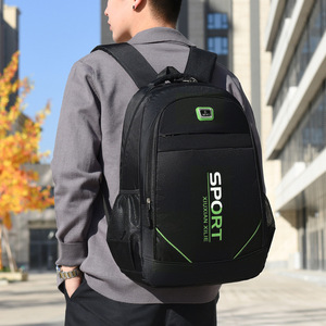 Sport Backpack Large Capacity Computer Compartment Business Travel Men Casual School Bag Black Green Blue Orange - Product Image 2