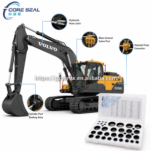 Kit de joints toriques EC55 EC210 EC360 EC460, assortiment de joints toriques, boîte de joints toriques pour pièces <span class=keywords><strong>Volvo</strong></span> - hydraulique - embrayage, concasseur à béton, mélangeur d'asphalte - Product Image 3