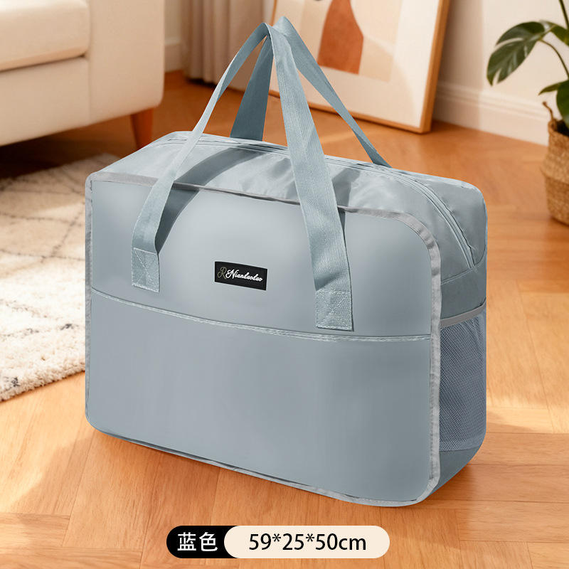 Sac de voyage Z-416 Bleu NIADUODUO avec sac à main - Grande taille