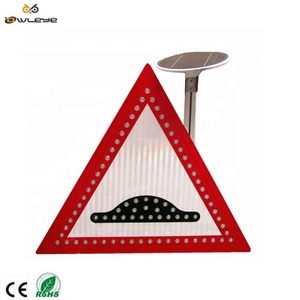 Señal de tráfico solar de aluminio personalizada <span class=keywords><strong>para</strong></span> diseño intermitente de triángulo de <span class=keywords><strong>estacionamiento</strong></span> <span class=keywords><strong>para</strong></span> Advertencia de tráfico - Product Image 3