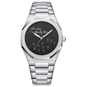 Reloj Electrónico Luminoso Deportivo y Moderno para Hombre; Caja Octogonal de Aleación Minimalista y Elegante con Correa Acrílica - Product Image 3