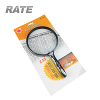 130mm Lens Soft Handle Magnifying Glass MG89080 2.5X Big Size Outdoor Insect Observe Handheld Magnifier