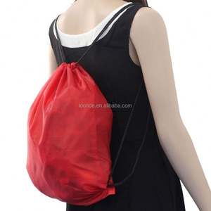 Durable Outdoor Nylon <b>Drawstring</b> Cinch Sack Sport Travel Bag <b>Backpack</b> - Product Image 2