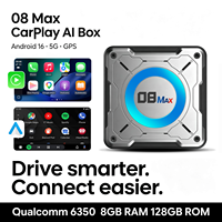Boîtier AI YolanAuto 5G pour BMW avec puce Qualcomm 6350, adaptateur CarPlay sans fil Android 16, Netflix YouTube, boîtier vidéo 8 cœurs 128 Go