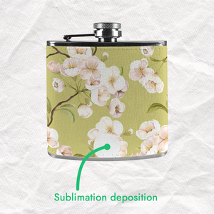 Prosub biểu tượng tùy chỉnh 6oz 7Oz 8oz người đàn ông rượu hip flasks PU da thép không gỉ rượu vang nồi khoảng trống thăng hoa Hip Flask - Product Image 5
