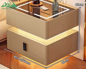 โต๊ะข้างเตียง/ตู้เก็บของไม้จริง 2 ลิ้นชัก ดีไซน์มินิมอลสไตล์นอร์ดิก รุ่นอัลตร้าแนร์วิด  ของใหม่ เฟอร์นิเจอร์ห้องนอนสุดสร้างสรรค์ - Product Image 1