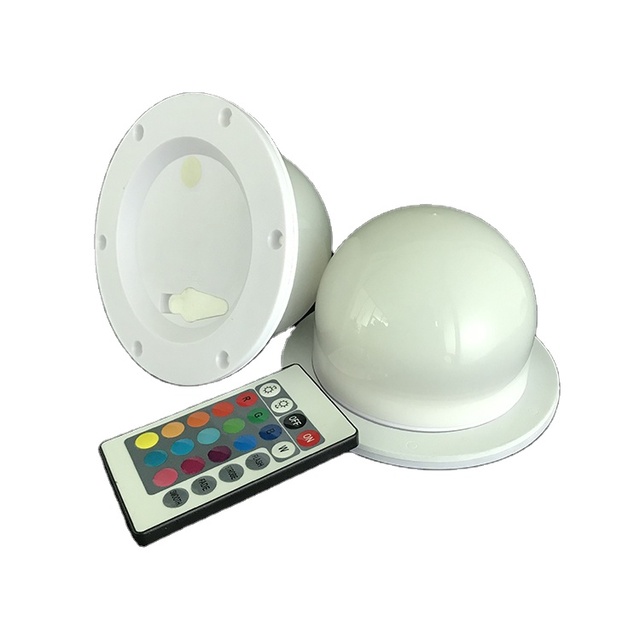 Custom LED PCB 16color Changing Rechargeable Remote Control Led RGB Battery  Module For Party Event,Furniture Lighting