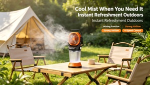 Contemporary Gift Box Summer Cool High Speed Table <b>Fan</b> Outdoor Desk <b>Fan</b> <b>With</b> Led Light Class A Desk <b>Mini</b> <b>Fan</b> - Product Image 1
