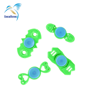 Fabricant en gros il y a des oiseaux WJ-2263 sonnant Mini doigt Spinner toupies petit sol en plastique Spin Stack jouets pour - Product Image 2