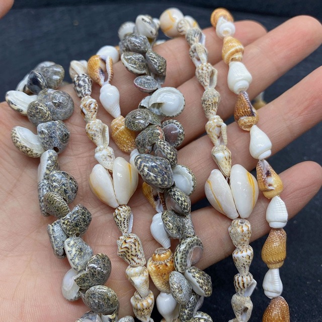 Ocean Sea Style Natural Conch Shell Strand for DIY Bracelet Necklace Jewelry Making