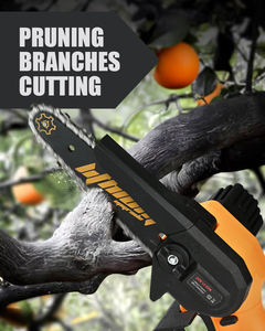 6-Inch Gele Draadloze Kettingzaag Met Hoge Hardheid Verstelbare Ketting Afneembare Batterij Multifunctioneel Voor Boomsnoei En Houtwerk - Product Image 6