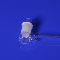 Tuyaux de quartz de tube de joints coniques en verre de quartz clair de nouvelle conception avec des services de traitement de coupe de soudage de flexion