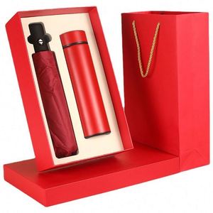 2025 Manufacturer In-Stock Customizable Logo Insulated <b>Gift</b> <b>Box</b> <b>Empty</b> Water Cup Umbrella for Promotion Business <b>Gifts</b> Sets - Product Image 1