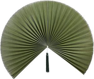 Grande Ventaglio in Bambù con Nappine, Decorazione Murale Orientale - Pedimenti Rustici per la Tua Casa - Product Image 3