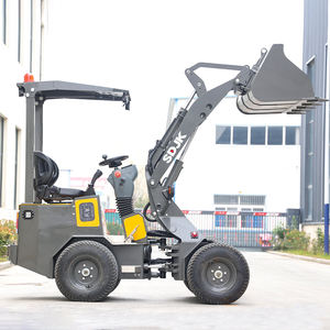 Бесплатная доставка! Дизельный мини-погрузчик 2,5 тонны, 3 тонны для строительства и фермерства, компактный колесный мини-погрузчик с ковшом, гусеничный мини-погрузчик. Цена. - Product Image 5