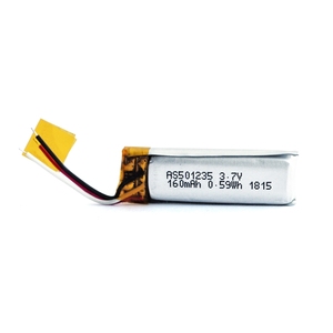CB KC BIS UN38.3 certificate approved 160 mah 3,7 v lithium polymer battery 501235 LiPo battery for smart watch - Product Image 6