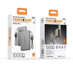 Cargador portátil de carga rápida inalámbrico magnético del banco 10000mAh del poder con diseño delgado fuerte - Product Image 3