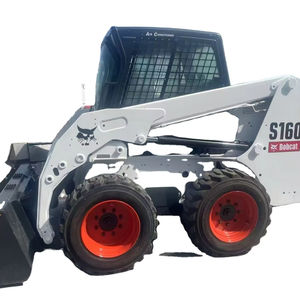 Chargeuse compacte Bobcat 160 d'occasion, machine d'occasion avec une capacité de godet de 1,2 m, garantie d'un an - Bonne qualité et abordable - Product Image 1