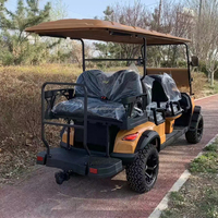 Voiture de golf électrique de luxe haut de gamme 120A, 3 à 4 places, tout-terrain, 72V, véhicule utilitaire équipé d'un contrôleur intelligent