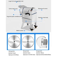 Automatische Industriële Groente Fruit Ui Knoflook Gember Zoete Aardappel Wortel Cube Dice Dicer Maken Cutter Snijmachine