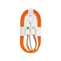 Câble de données USB-C vers Type-C 60W 1m en nylon à charge rapide 3A pour iPhone 17/16/15 Pro Max, iPad et Oppo