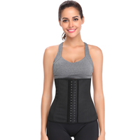 Larnann − Corset en acier, 9 os, tenue de sport, vêtement de gymnastique, maille respirante, Latex, caoutchouc