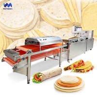 Ligne de production de tortillas en gros, machine à fabriquer la farine et les pita, machine à tortillas pour tacos