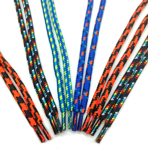 Lacets de chaussures de travail d'extérieur ronds en polyester bicolore personnalisés pour chaussures de sécurité - Product Image 6