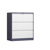 Armoire de rangement métallique de bureau avec serrure à clé, 4 tiroirs, moderne, réglable, pour atelier