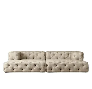 Luxury modern living furniture American style chesterfield living room fabric sofa home room soho tufted daybed