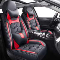 Housses de siège auto universelles en cuir imperméable, style professionnel, confortables, pour l'intérieur de la voiture, ensemble complet toutes saisons, vente en gros