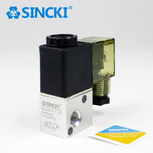 SINCKI直接供应3V1-M5 3V1-06小型气动铝电磁控制换向阀气动零件 - Product Image 6