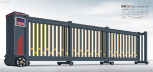 Portão Deslizante Telescópico Automático de Alta Resistência, Portão Elétrico de Segurança Industrial - Product Image 2