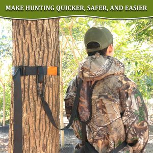 ツリークライミングと狩猟のためのクイックコネクト安全ハーネスツリーストラップ - Product Image 4