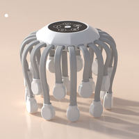 Masseur de cuir chevelu intelligent à plusieurs bras, appareil de massage électrique rechargeable pour la tête, pour la relaxation à domicile