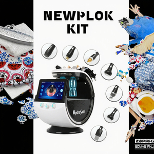 Appareil facial professionnel d'hydrodermabrasion et d'oxygénothérapie, extracteur de points noirs, technologie de peeling à jet d'oxygène et d'aspiration, hydratant et portable - Product Image 2