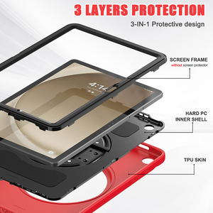Đối Với <span class=keywords><strong>Samsung</strong></span> Galaxy Tab A11 8.7 Inch 2025 TPU Bumper Rugged Defender Trường Hợp Với 360 Xoay Đứng Vai Vành Đai - Product Image 5