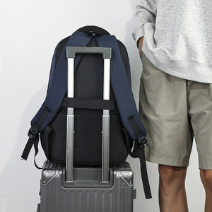 Men's <b>Backpack</b> Large Capacity 36-<b>55L</b> Business Travel Laptop Bag Solid Color Detachable Straps - Product Image 3