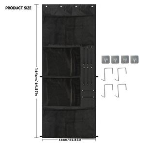 Door Stuffed Animal <b>Storage</b>, Over Door <b>Storage</b> <b>Solution</b>, Plush Toy Polyester Fine Mesh Multifunctional Organizer - Product Image 2