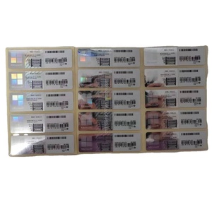 Garantie <span class=keywords><strong>DHL</strong></span>/FEDEX de 6 mois, 25 lettres, code logiciel PC, activation en ligne, licence OEM, étiquette argentée pour Win 11 Home, autocollant COA, clé - Product Image 1